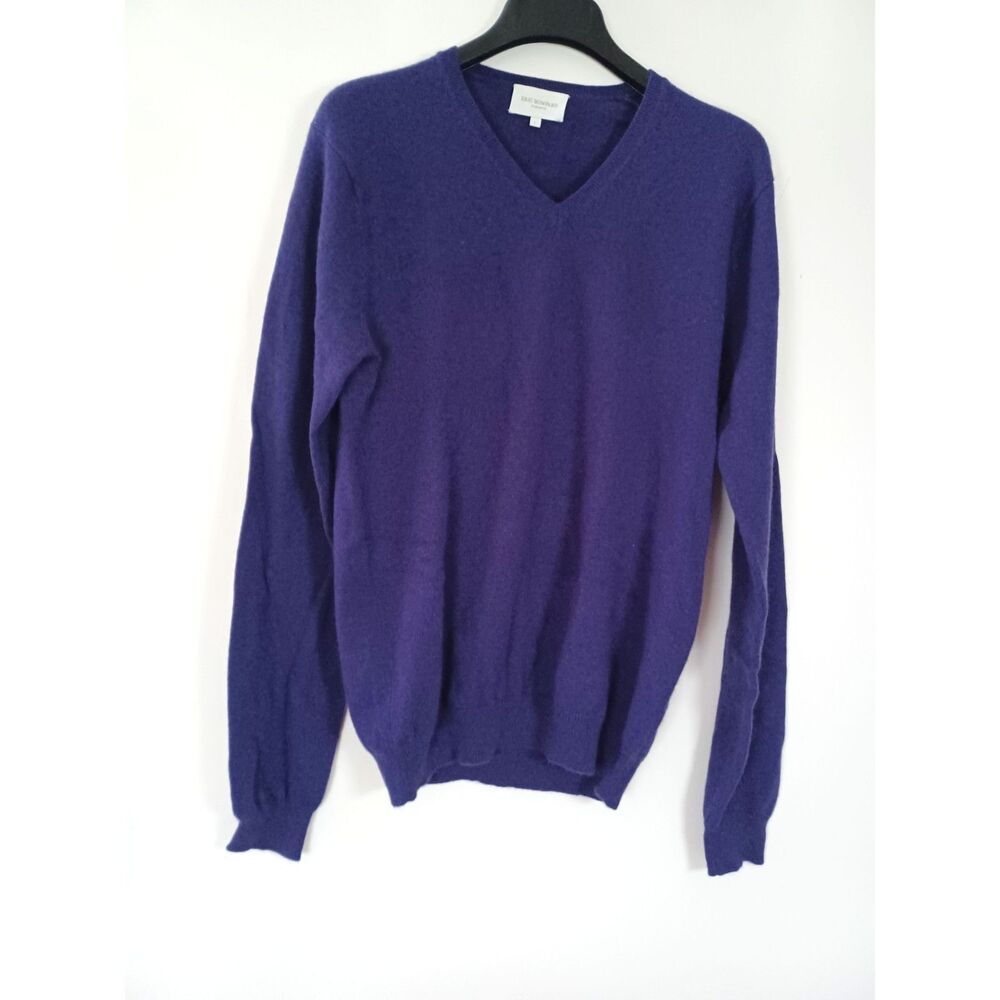 Eric Bompard 100% Cashmere Sweater Large Old Money Luxury Staple Preppy French
